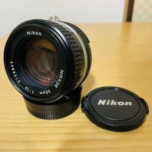 Nikon Ai-s NIKKOR 50mm F1.4　ニコン　AIS ニッコール　MFレンズ　単焦点　Fマウント　レンズ