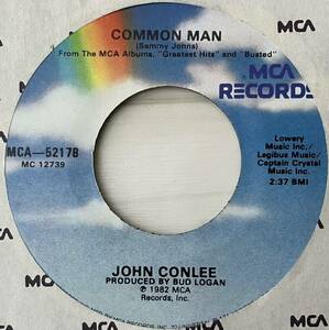 [ US盤 / 7 / レコード ] John Conlee / Common Man ( Rock / World / Folk / Country ) MCA Records フォーク / ロック / カントリー