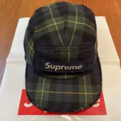 Supreme Wool Plaid Camp Cap