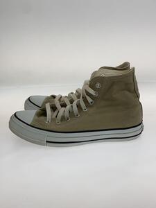 CONVERSE◆ハイカットスニーカー/25.5cm/BEG/キャンバス/1CL128