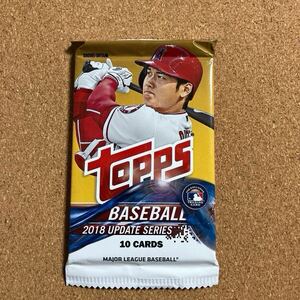 2018 topps update baseball pack 1パック 大谷翔平 Auto サイン　未開封　MLB ルーキー　RC