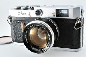 Canon P Rangefinder 35mm Film Camera 50mm f1.4 Lens L39 キャノン レンジファインダー #130