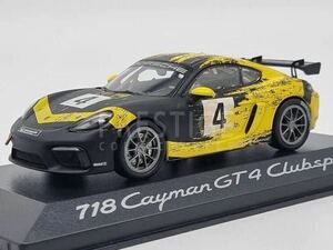 ◆未展示品！FORZA 7 / XBOXパッケージ入りポルシェ特注モデル 1/43 Porsche Cayman 718 GT4 Clubsport 