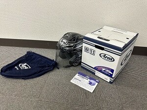 B213-Y31-2409 日本製 Arai アライ フルフェイスヘルメット Cafe Racer 61.62cm SZ-Ram4 ジェットヘルメット 現状品①