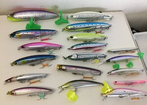 ◆青物 ルアー 豪華 18個set TWZ165F ラピード190 ソルティガ ラフトレイル　青政 グッドベイト 平政 ローデッド ソニックブーム 他