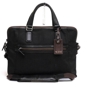 TUMI トゥミ ビジネスバッグ 68216DE BEACON HILL BRANCH SLIM LAPTOP BRIEF ビーコンヒル ブランチ スリムラップ トップブリーフ コットン