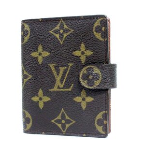 1円～　LOUIS VUITTON　ルイヴィトン　ミニ手帳カバー　モノグラム　中古