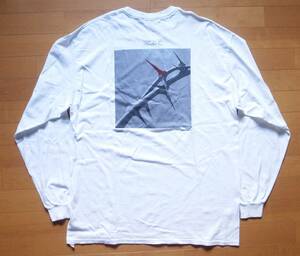 UNDERCOVER × CAREERING コラボ ロングTシャツ XL 白 UNDER C. キャリアリング バラの棘フォト カットソー