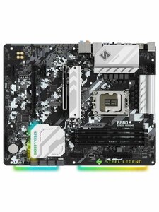 未使用 ASRock B660 Steel Legend マザーボード Intel B660 LGA 1700 ATX メモリ最大128G対応 保証あり　