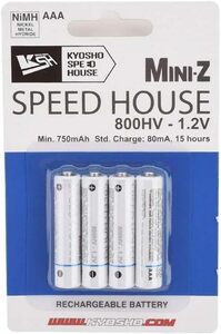 京商 SPEED HOUSE 800HV 単4ニッケル水素バッテリー (4pcs) 71998