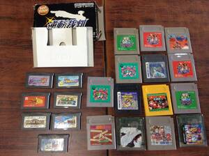 Nintendo Game boy Gameboy advance 22games tested 任天堂 ゲームボーイ ゲームボーイアドバンス ゲーム22本 動作確認済 F372C2