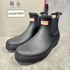 【新品未使用】HUNTER ハンター 26cm チェルシーブーツ レインブーツ