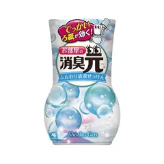 【SALE!!】（まとめ）小林製薬 お部屋の消臭元ふんわり清潔せっけん 400ml 1セット（3個）【×5セット】