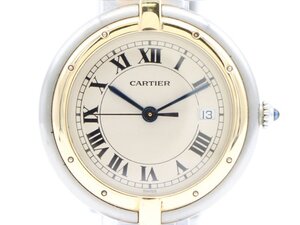 【 カルティエ CARTIER 】腕時計 83084242 パンテール ヴァンドーム 2ロウ K18YG/SS デイト クォーツ レディース 新着 05017-0