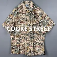 美品 ハワイ製 COOKE STREET アロハシャツ ハワイアンシャツ XL