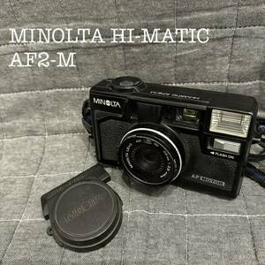 MINOLTA HI-MATIC AF2-M ミノルタ ハイマチック カメラ レンズカバー付き ジャンク