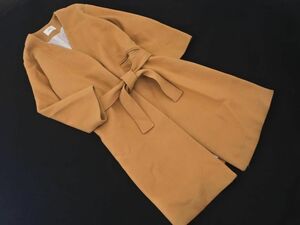 MURUA ムルーア ノーカラー コート sizeS/ベージュ ◆■ ☆ eja2 レディース