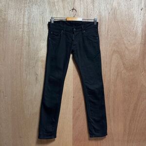 トレンド【dsquared2 ディースクエアード【商品名】Regular Clement Jean /ストレッチ デニム パンツ/ブラックデニム