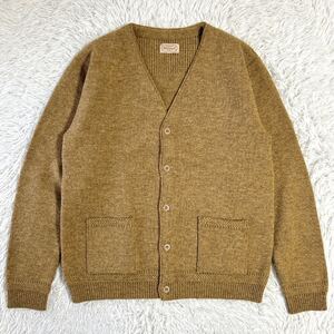 LOST CONTROL ロストコントロール HEAVY GAUGE KNIT CARDIGAN ヘビーゲージ ニット カーディガン ゴールデンベージュ サイズ3