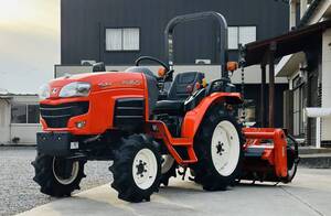 KUBOTA クボタ　中古トラクター　KB165　稼働468時間　ディーゼル【茨城県古河市から】　ローターRSP135K　実働車　　オイル交換済　