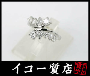 イコー質店　Pt900　★豪華　ダイヤ合計1.00ct　ファッションリング　9.5号　新品仕上げ済み　美品　RY6626