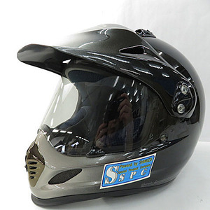 【格安】1,000円～ Arai アライ Motard TX オフロードヘルメット ブラック系 サイズ59.60cm PSCマーク無し バイク オートバイ [M5936] 