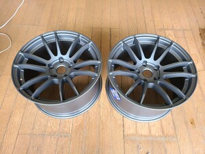 [未使用] 2本 RAYS gram lights 57XR 17inch 9.0J +40 5H 114.3 レイズ グラムライツ 57Xtreme 57エクストリーム 17インチ 5穴 ガンメタ 9J