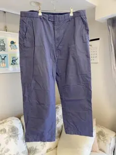 古着　vintage 水色　チノパンツ