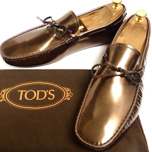 【未使用】TOD’S / トッズ　ゴンミーニ ドライビングシューズ / ローファー　UK8 1/2(27.5cm相当)(メンズ・袋付き)【中古】6j-1-067