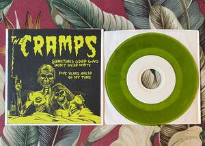 The Cramps Green Vinyl 7inch Sometimes Good Guys Don