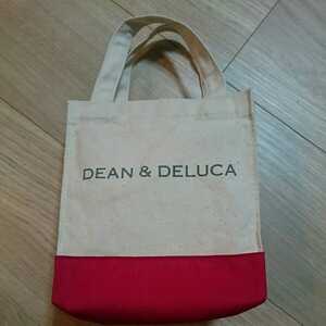 【DEAN&DELUCA*ディーン&デルーカ】ミニバッグ*レッド*新品未使用