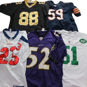 【訳あり】 古着卸 まとめ売り プロチーム NFL ゲームシャツ ユニフォーム 23枚セット (メンズ ) リーボック レイブンズ W7165