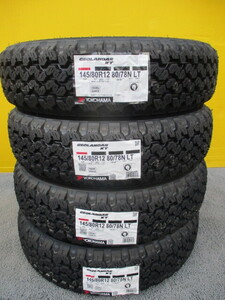 新品４本セット■ヨコハマジオランダーKT■送料込み￥16,800～■145/80R12LT80/78N■軽トラ軽バンエブリイNバンキャリーエブリィハイゼット