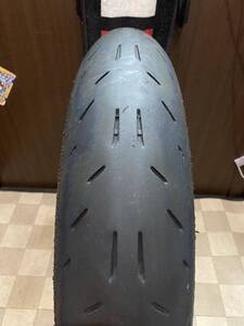 中古MCタイヤ MICHELIN 2CT power CUP EVO 120/70ZR17 ミシュラン パワー 120 70 17 3417 A2638