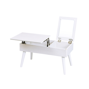 Cambio 昇降式テーブル 組み立て簡単 ホワイト