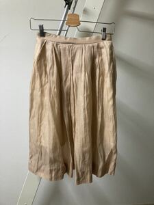 【送料無料】トゥモローランド 日本製シルク混スカート サイズ36