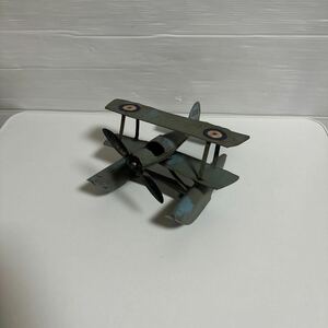 ブリキ　レトロ　アンティーク　ビンテージ　 戦闘機　9659 プロペラ動く　現状品　（1111b3） 航空機