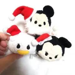 ディズニーツムツム　ぬいぐるみS　クリスマス　3点　まとめ売り