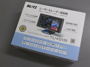 【中古・現状販売・美品】BLITZ ブリッツ　Touch-B.R.A.I.N LASER　TL401R　レーザー＆レーダー探知機　4.0インチ