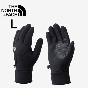 【H-45】　サイズ：L 　THE NORTH FACE　ノースフェイス　イーチップグローブ（ユニセックス） NN62344　カラー：K