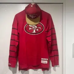 2点セット‼️ NFL 49ers Tシャツ ロンT キャップ ミッチェル&ネス