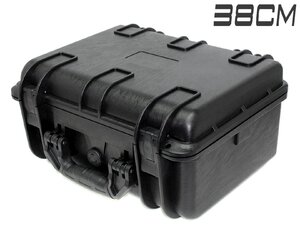 H8013B18L　MILITARY-BASE (ミリタリーベース) ウォータープルーフ ダブルスタック ハードガンケース 18L 38cm BK