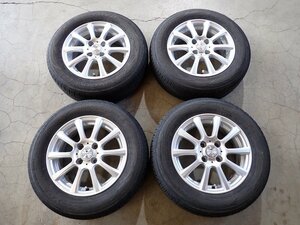 YS6905【送料無料175/70R14】weds アクア ヤリス ヴィッツ フィットなどへ 中古夏タイヤセット ■14×5.5J 100/4H ET38■