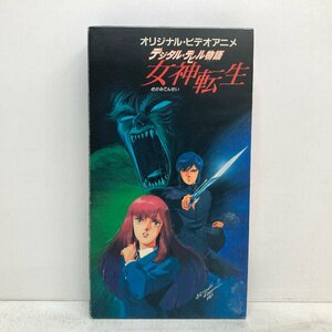 【ビデオテープ】オリジナル・ビデオアニメ デジタル・デビル物語 女神転生 徳間 98GH-13 VHS 45min 〇