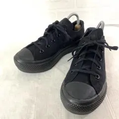 739☆ CONVERSE ローカットスニーカー レディース 23 ブラック