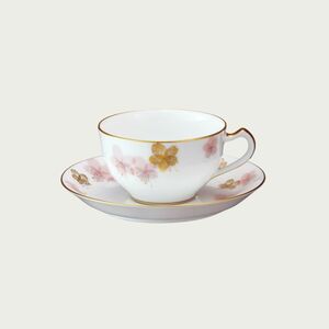 大倉陶園！ ☆初御代桜・コーヒー碗皿☆ 新品 マグカップ 紅茶 ミルク ラテ エスプレッソ ギフト