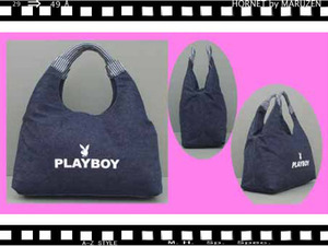 PLAY BOYプレイボーイ　栗手ショッピングバッグ新品