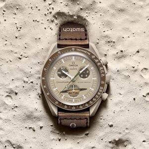 送料無料 Swatch Omega Bioceramic Moonswatch Mission to Saturn Speedmasterスウォッチ オメガ スピードマスター サターン 土星 新品 