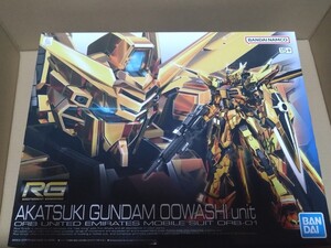 RG 機動戦士ガンダムSEED DESTINY アカツキガンダム(オオワシ装備) 1/144スケール　未使用品