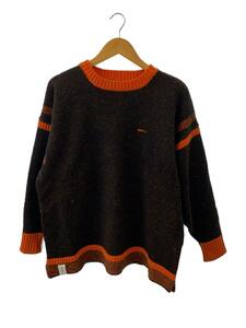 DESCENDANT◆19AW/ENZO WOOL KNIT/セーター(厚手)/1/ウール/ORN/EA-8933